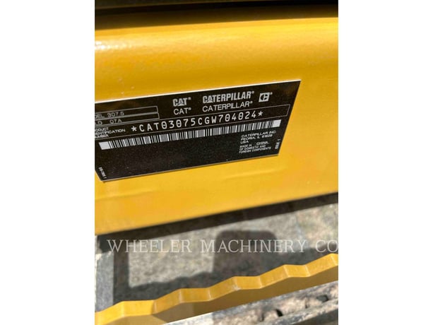Caterpillar 307.5, Crawler Excavator, 308 hours, S/N: GW704024, 2024 - Image 8