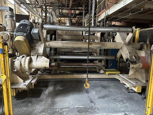 Black Clawson #21-314, 65" turret unwind, 50" diameter with splicer - Image 2