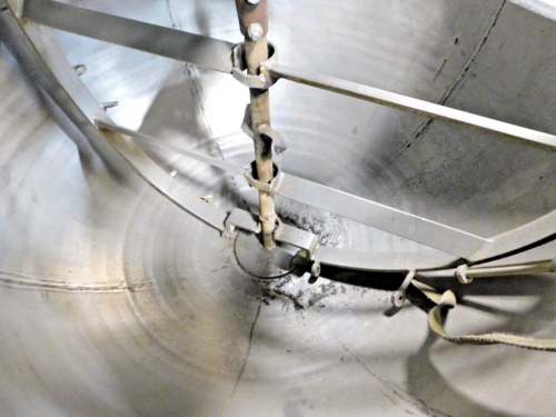 200 gallon Hamilton, jacketed 304 Stainless Steel kettle, 125 psi, 650° max temp - Image 8