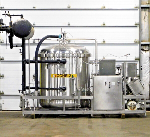 Mojonnier #Q72-SRP, 72 plate Carbo-Cooler II, with model Q Flo Mix, 85 psi @ 200&deg;F MAWP - Image 1
