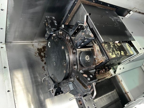 Hardinge #Elite-51-MS, CNC lathe, 18" swing, 8" chuck, 2" bar, 16" centers, 11.1" cut diameter, Fanuc 18i-TB - Image 4