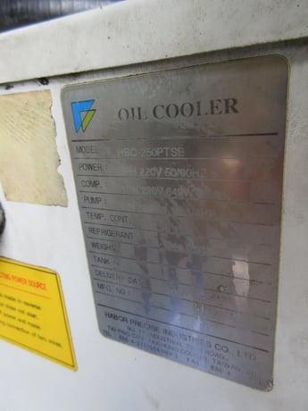 Habor #HWV-1000PSBM, oil cooler comes froam a working machine - Image 9
