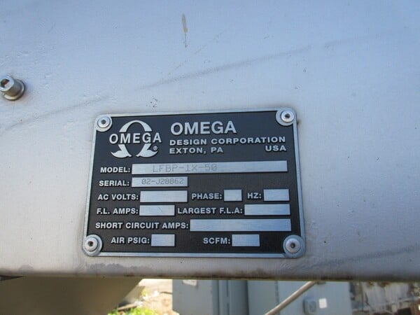 Omega Design #LFBP-1X-50, Stainless Steel Cleated Inclined Conveyor - Image 7