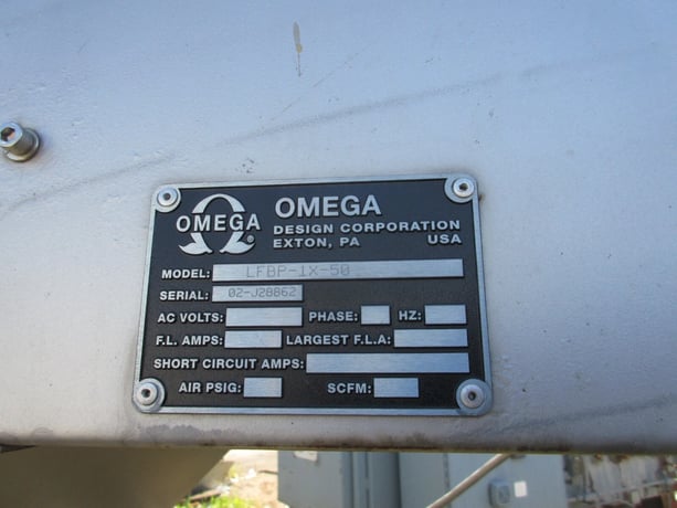 Omega Design #LFBP-1X-50, Stainless Steel Cleated Inclined Conveyor - Image 7