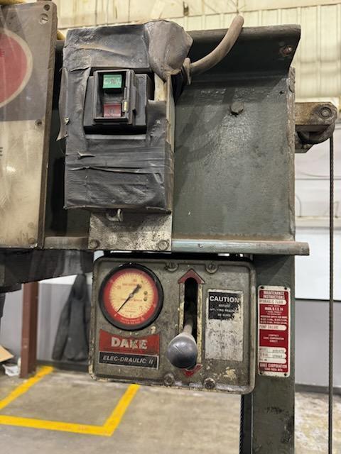 75 Ton, Dake #908-075, H-frame press, S/N 178313 - Image 5