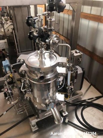 Carr #9004PLT, Pilot Varifuge Solid Bowl Centrifuge, Stainless Steel, 40/FV psi @ 300 F Internal, 100/FV psi - Image 3