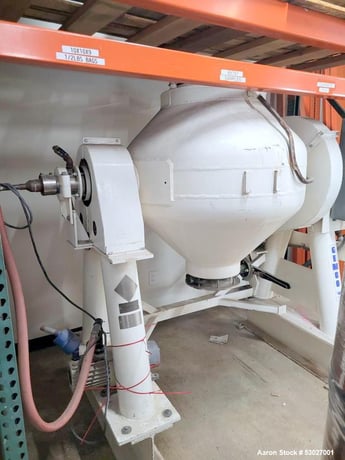 10 cu.ft. Patterson, Double Cone Vacuum Dryer, Stainless Steel, 125 lbs./cu.ft., 1/2 HP shell - Image 1