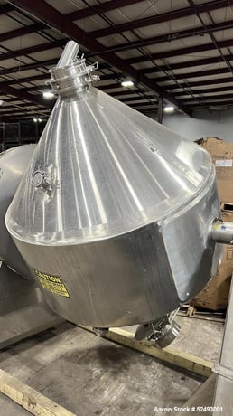 35 cu.ft. Abbe #RCB-54, Double Cone Blender/Mixer, 53 cu.ft. total capacity, 19.8" diameter loading, 7.87" - Image 3