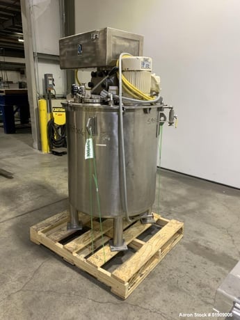 105 gallon Ross #400, Planetary Mixer, Stainless Steel, 32" diameter x 35" straight side, 5 psi @ 77 F - Image 2