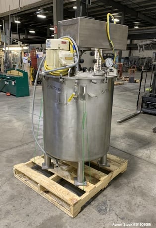 105 gallon Ross #400, Planetary Mixer, Stainless Steel, 32" diameter x 35" straight side, 5 psi @ 77 F - Image 3