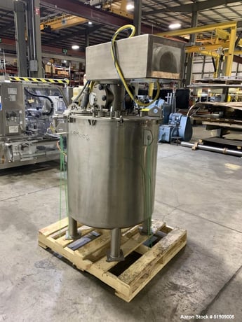 105 gallon Ross #400, Planetary Mixer, Stainless Steel, 32" diameter x 35" straight side, 5 psi @ 77 F - Image 4
