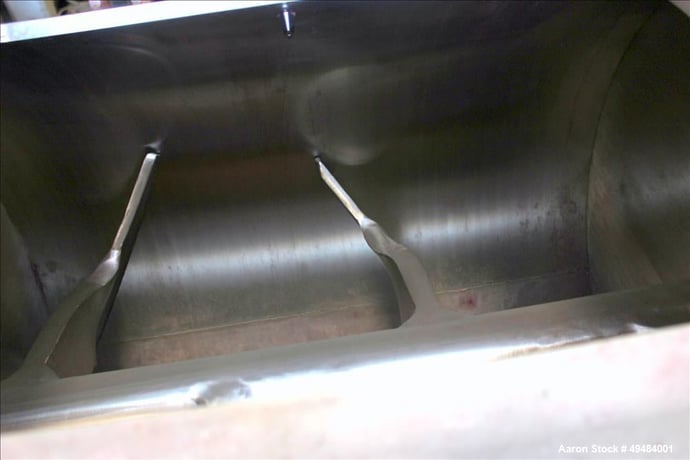 Draisewerke #TK-400, Plow Mixer/Dryer, Stainless Steel, 10.6 cu.ft. work capacity, 14.12 cu.ft. total - Image 7