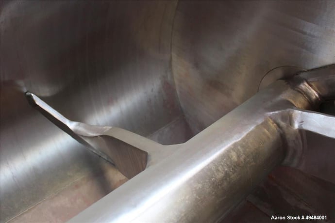 Draisewerke #TK-400, Plow Mixer/Dryer, Stainless Steel, 10.6 cu.ft. work capacity, 14.12 cu.ft. total - Image 8