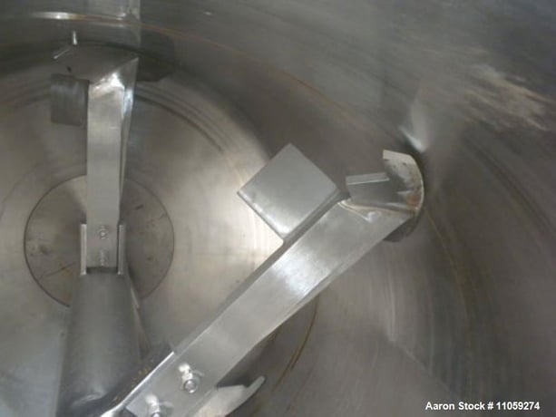 Littleford #VT-4000, Vacuum Plow Mixer/Dryer, Stainless Steel, 4000 liter capacity, 54" diameter x 121" - Image 5