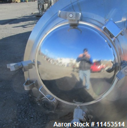 700 gallon DCI, Reactor, Stainless Steel, Vertical, 48" diameter x 84" straight side, 35/FV psi @ 358°F - Image 3