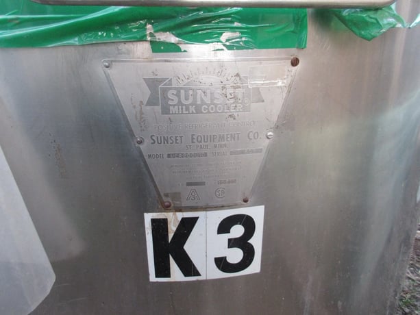 Sunset #MCR200U10, Refrigerated milk cooler w/milk master agitator drive - Image 3
