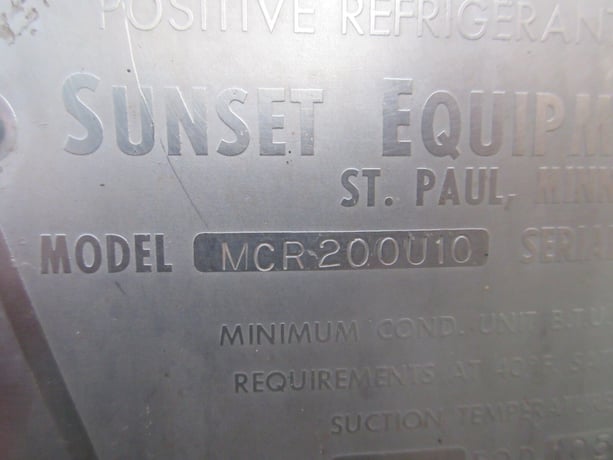 Sunset #MCR200U10, Refrigerated milk cooler w/milk master agitator drive - Image 5