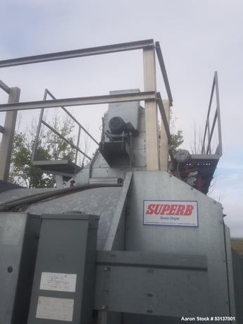 Brock Grain Systems #SQ16, Grain Dryer, 326 bushel capacity, 16' 4" L column, 27' 2" L overall, 14' 2" H - Image 5