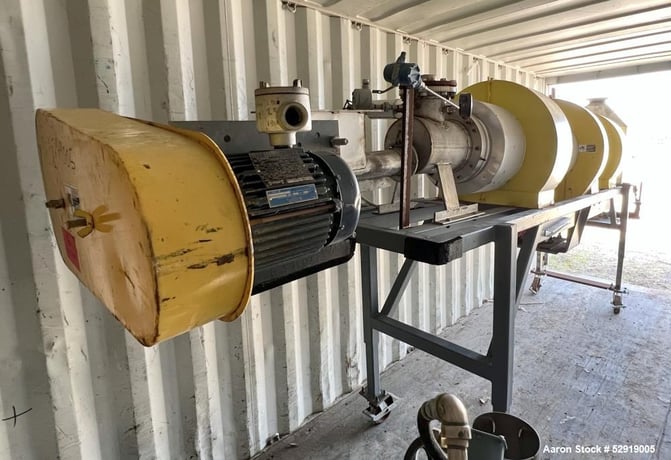 Summerlot, Dryer, Stainless Steel, 12" L x 6" width feed hopper, 3.75" diameter x 48" L screw, 3/4" pitch - Image 2