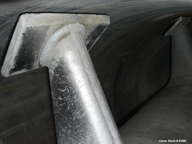 Vevey, Rotary Vacuum Dryer, 75 cu.ft. work capacity, 52" diameter x 128" straight side, 30/FV psi @ 392 F - Image 5