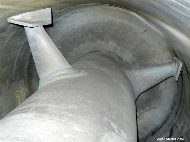Vevey, Rotary Vacuum Dryer, 75 cu.ft. work capacity, 52" diameter x 128" straight side, 30/FV psi @ 392 F - Image 8