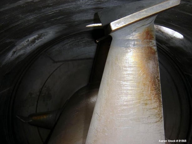 Vevey, Rotary Vacuum Dryer, 75 cu.ft. work capacity, 52" diameter x 128" straight side, 72/FV psi @ 311 F - Image 2