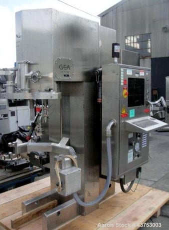 75 liter GEA Collette #Gral-75, High Shear Mixer, Stainless Steel, Missing bowl, dual agitation - Image 1