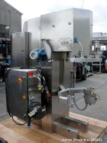 75 liter GEA Collette #Gral-75, High Shear Mixer, Stainless Steel, Missing bowl, dual agitation - Image 2