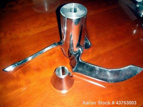 75 liter GEA Collette #Gral-75, High Shear Mixer, Stainless Steel, Missing bowl, dual agitation - Image 3