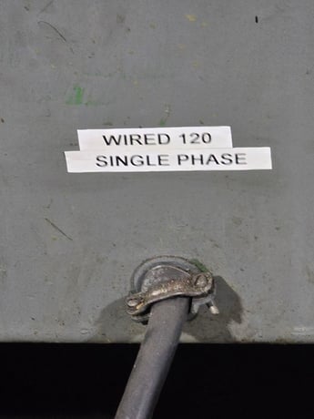 2000 lb. Littell #20-12, motorized coil reel, 18" width, 20" outside dimensions, 16" ID, 120 V., 1-phase - Image 6