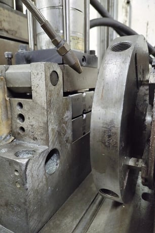 1-1/4" Bertollette #415, tube straightener and cut-off, push button pedestal ctrl, hyd power unit - Image 5