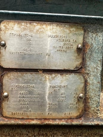 200 HP 1785 RPM Baldor, Frame 447T, TEFC, 221 A, 460 Volts (2 Available) - Image 1