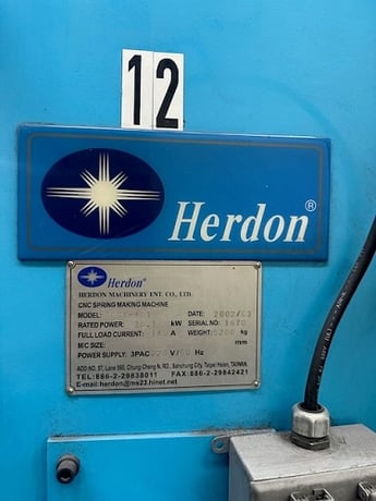 Herdon #CSX-40T, CNC wire former, 4mm capacity, rotary wire, rotary quill, tooling - Image 9