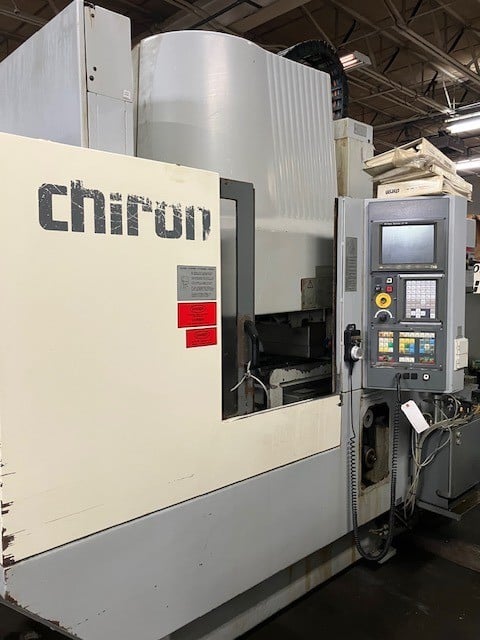 Chiron #FZ-12W, high speed CNC vertical machining center, GE Fanuc 21M, 21.6" X, 11.8" Y, 16.7" Z, 24 - Image 1