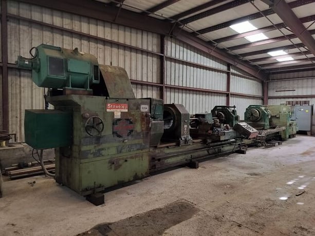 60" x 480" Staveley Craven-Swift #480/240, counter rotation, BTA drill, 60" swg, 247" boring travel, 12" sp - Image 1