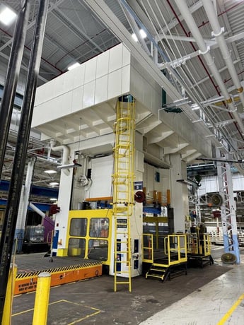 2500 Ton, Schuler SMG #HZPU-T-2250-4600/2450, hydraulic press, 65" stroke, 40" die shut-height min. - Image 3
