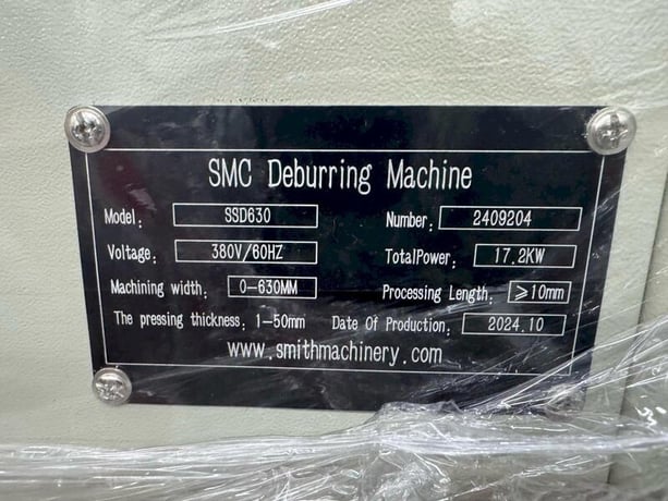 SMC #SSD630, deburring machine, NEW - Image 6
