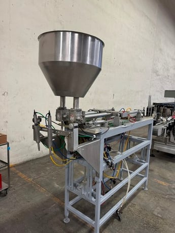 Simplex dual head piston filler, Stainless Steel contact parts - Image 1