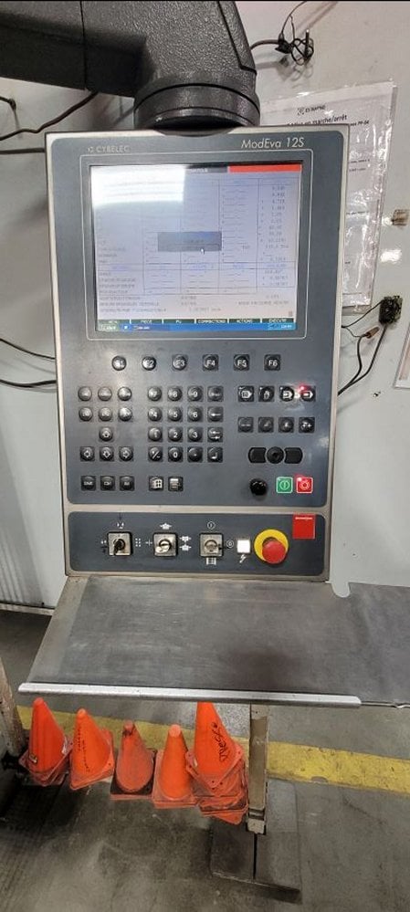 220 Ton, Bystronic #PR200X4100, press brake with CNC Back Gauge, 13.5'OA, 8.46" stroke, 2006 - Image 3