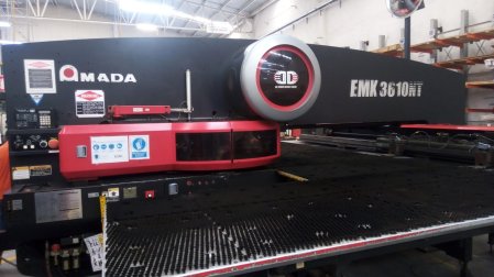 33 Ton, Amada #EMK-3610NT, AMNC-F Control, 60" x 100", thick type, 2011 - Image 1