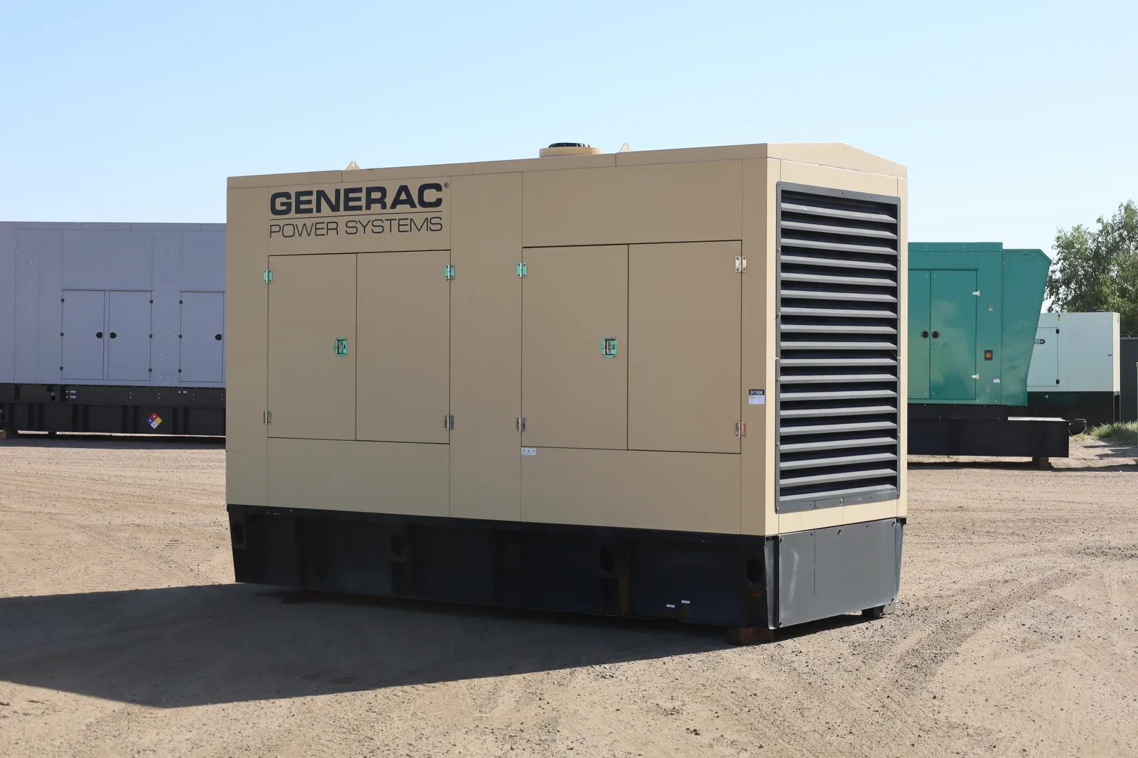 600 KW Generac #SD0600, diesel generator, enclosed, 277/480 Volts, 275 hours, 2008, #091566 - Image 2