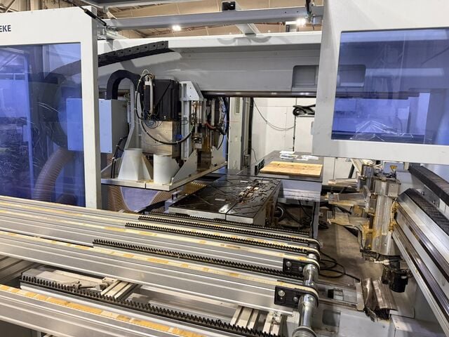 Weeke #Optimat-BHX-500, CNC router processing center, top & bottom processing, dual routers & drill banks - Image 6
