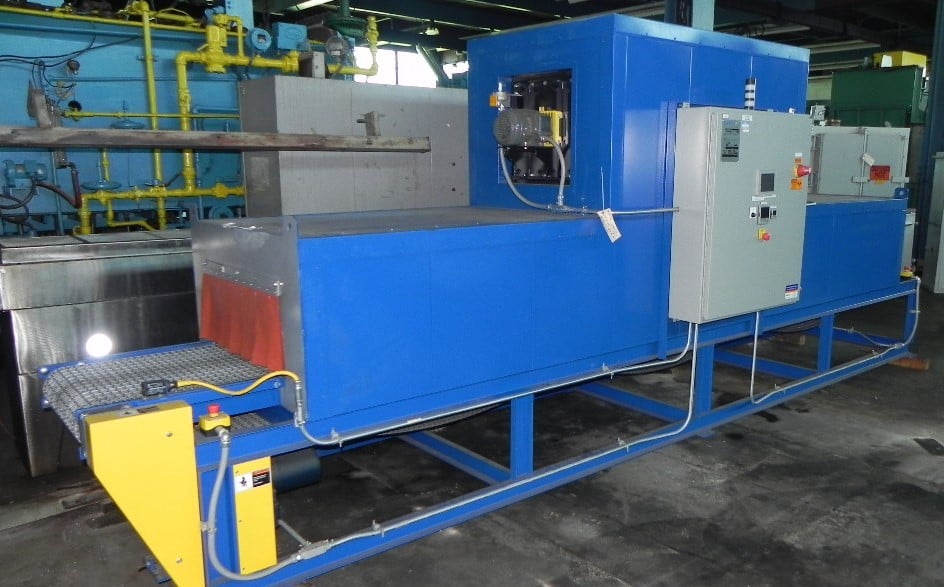24" width x 12" H x 192" L Lewco belt oven, electric, 350&deg;F, like new, unused condition, 2018 - Image 1