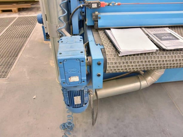 53" Costa #S-A-1/TRIT-1350, 2-head belt sander, 16-82 FPM, emergency stop, 2009 - Image 3