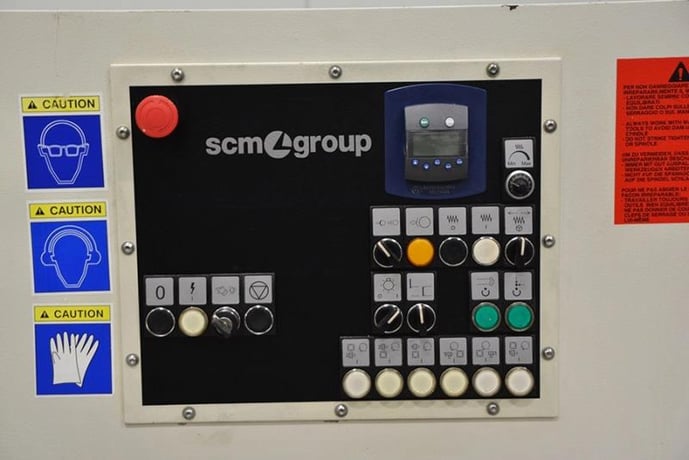 SCM #Superset-NT, feed through moulder, 6-head, 9-7/16" x 4-3/4" capacity, 1.5" spindle diameter - Image 9