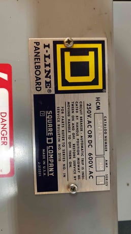 800 Amp. Square D, HCM3273-8, I-Line Panelboard, (10) breakers, 250/600 VAC - Image 4