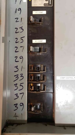 800 Amp. Square D, HCM3273-8, I-Line Panelboard, (10) breakers, 250/600 VAC - Image 8