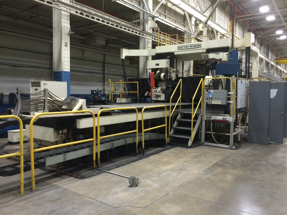 59" x 196" Sumitomo-Shibaura #KEL-15, double-column bed-type CNC surface & way grinder - Image 1