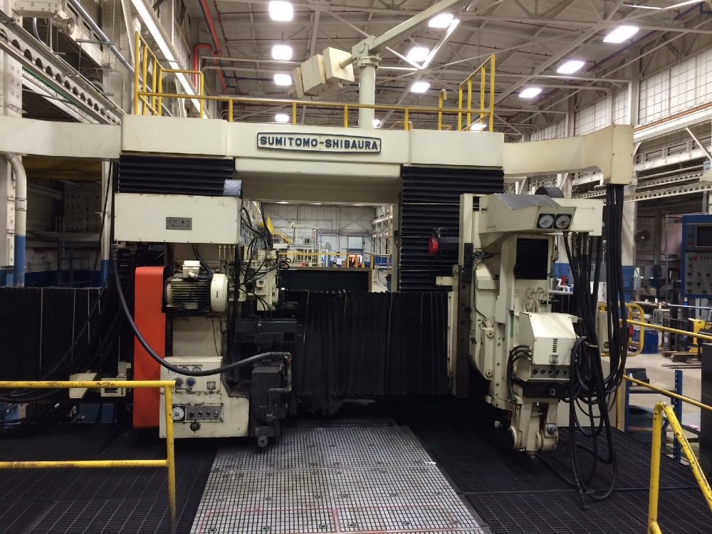 59" x 196" Sumitomo-Shibaura #KEL-15, double-column bed-type CNC surface & way grinder - Image 2