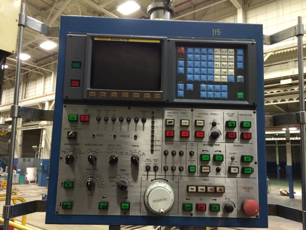 59" x 196" Sumitomo-Shibaura #KEL-15, double-column bed-type CNC surface & way grinder - Image 6